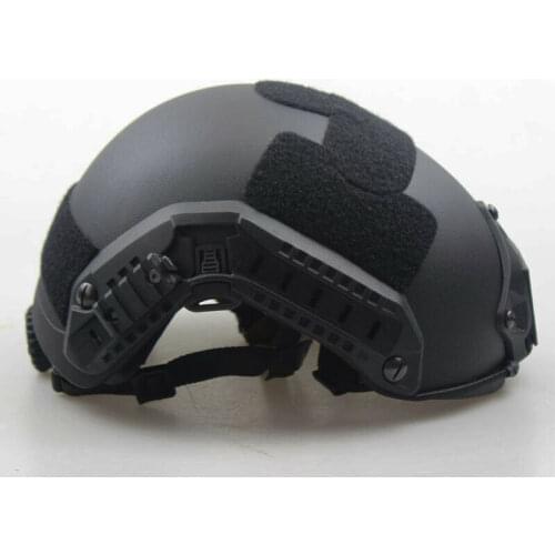 Maritime Ballistic IIIA Bullet Proof Helmet OPS Aramid Fiber Black Color M / L
