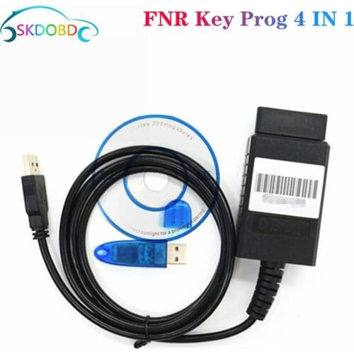 Newest FNR 4 IN 1 with USB Dongle Vehicle Key Programming for Nissan/Renault Key Prog 4-in-1USB Key Programmer No Need Pin Code