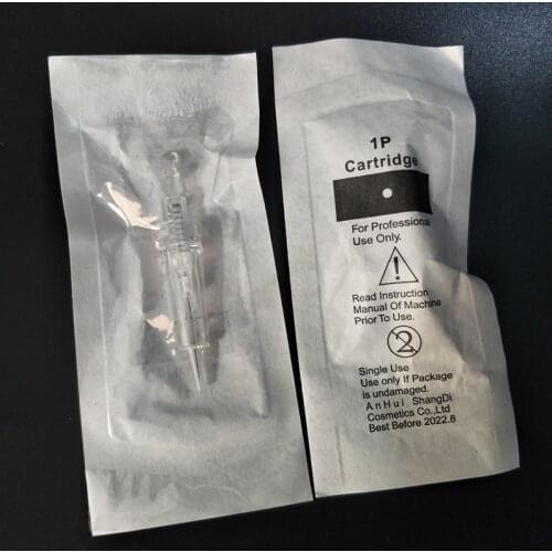 100 Pcs 1P/3P/5P/7P/3FP/5FP Disposable Permanent Makeup Tattoo Cartridge Needle Machine For 3D Eyebrow Lips Eyeliner Supplies