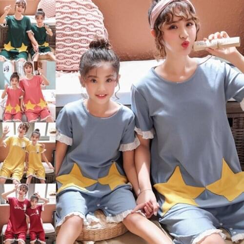 Pyjamas Kids Pajamas Girls Nightgown Pyjama Enfant Onesie Kids Sleepwear Lace Pajamas Cotton Pyjamas Pink Blue Red Yellow 6-20Y