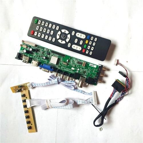 For LTN140AT26-L01/302/804/H01/H02/W01 DVB digital HDMI-Compatible VGA USB AV TV 3663 1366*768 LVDS 40PIN LCD Controller board
