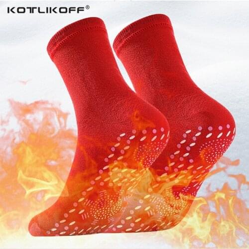 Self-heating Magnetic Socks insoles for Women Men Self Heated Socks Tourmaline Magnetic Therapy Winter Warm Massage Sock Unisex
