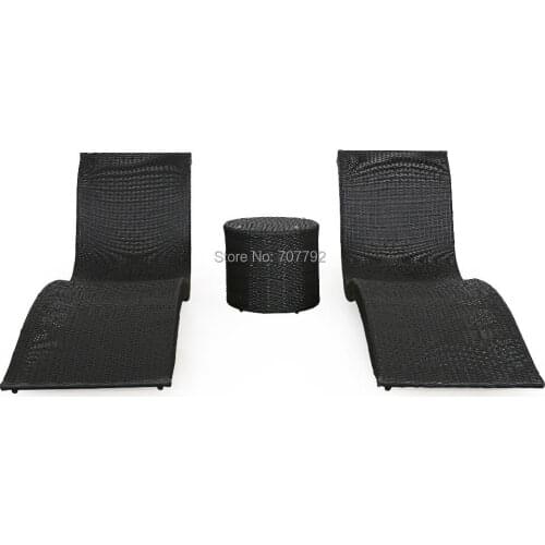 SIGMA Hot sale SGD-13040C Elegant black rattan furniture