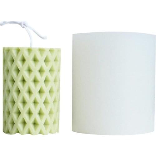 Silicone Candle Mold Handmade Candle Making Model DIY Aromatherapy Candle Mould 3D Plaster Crafts Resin Molds Home Decorating