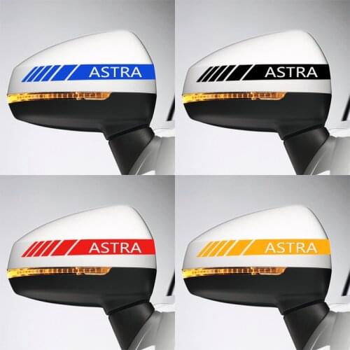 Car Styling Rearview Mirror Stickers Decoration Accessories For OPEL ASTRA 2006 2008-2019