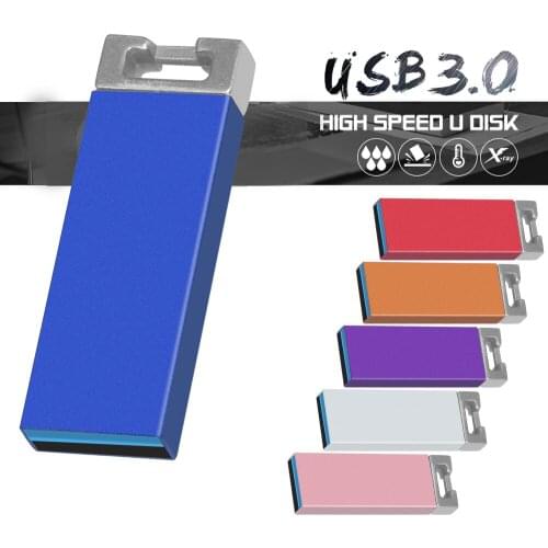Hot sale USB Flash Drive Metal usb Pendrive 128GB 32GB 16GB 8GB usb 3.0 Metal Pen drive stick High Speed Waterproof u disk