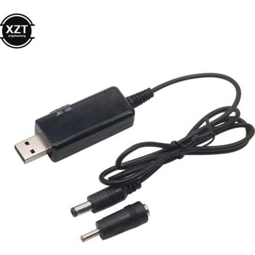USB Boost Converter 5.5*2.5mm DC 5V to 9V 12V USB Step-up Cable + 3.5x1.35mm Connecter for Power Supply Charger Adapter