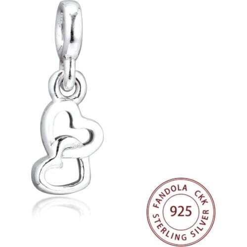 100% 925 Sterling Silver My Loves Dangle Charms Small Hole Beads for Jewelry Making Fits Original Me Bracelet Argent kralen