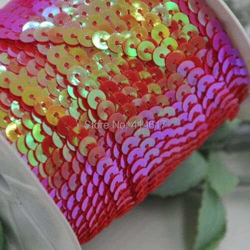 20Y AB Bright Fushia Beautiful Sequin Ribbon Trim Craft Sewing Trimming New SE027