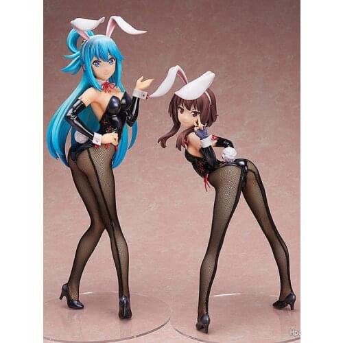 33cm Freeing KonoSuba Gods Blessing on this Wonderful World! Megumin Bunny Ver. PVC Action Figure Anime Figure Model Toys Doll