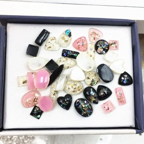 50pcs/pack Japan Korean 3D Nail art Decorations Kawaii Mixed STyles Nail Parts DIY Resin Metal Charm Nail Accessories