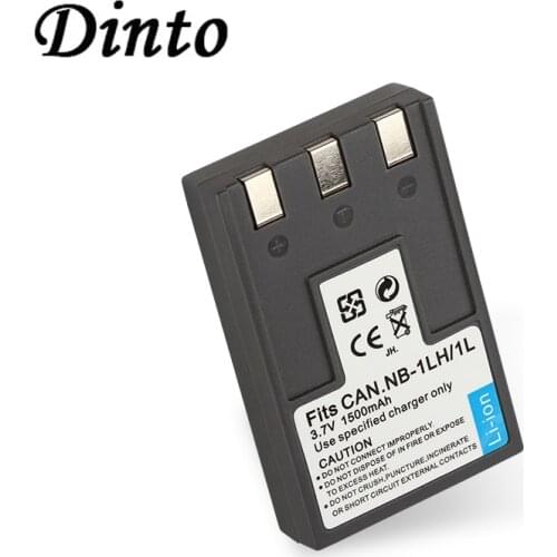 Dinto 3.7V 1500mAh 1pc NB-1L NB1LH NB 1L Digital Camera Battery for Canon Digital LXUS300 LXUS330 LXUS400 S100 S110 S200 S300