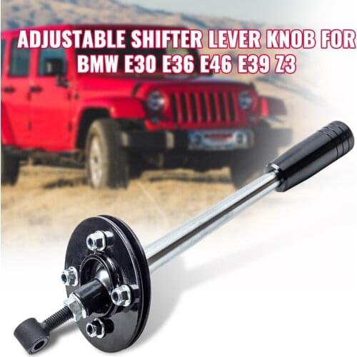 Aluminum Drift Tuning Adjustable Short Throw Lever Shifter Knob Gear Transmission For BMW E30 E46 E36 E34 E39 E6x Z3 3 5 Series