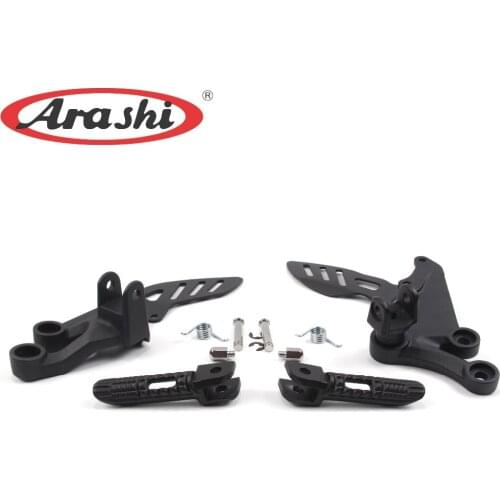 Arashi 1 Set GSXR750 2006-2010 Rider Front Foot Pegs Rearset For SUZUKI GSX R GSX-R GSXR 750 2006 2007 2008 2009 2010 Black