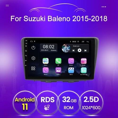 Android 11 GPS Screen Support Raer Camera Carplay OBD For Suzuki Baleno 2016 2017 2018 2019 Car Multimedia Radio Player