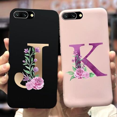 For Huawei Honor 10 Case Honor 10i 10 10X Lite Cute Letters Cover For Honor 10 X Lite 10i 10Lite X10 Phone Cases Soft TPU Fundas