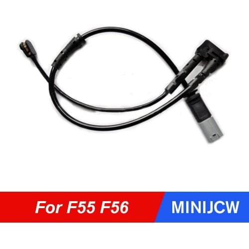 Black Car Front Disc Brake Pad Wearing Sensor Line Cord Wire For mini Cooper F55 F56 Accessories OE#:34356865611 & 34356799735