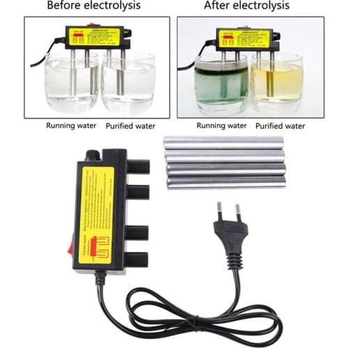 Electrolyzer Quick Water Quality Testing Electrolysis Iron Bars High precision TDS Tester EU Plug C42