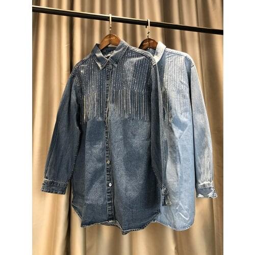Ihobby Womens Denim Shirts