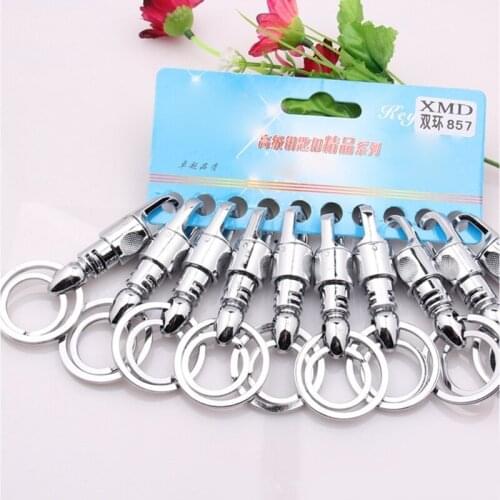 Stainless Steel Carabiner Clasp Key Ring Hook Key Chain Strap Wallet Bag for Camping Fishing Hiking Travelling R2LC