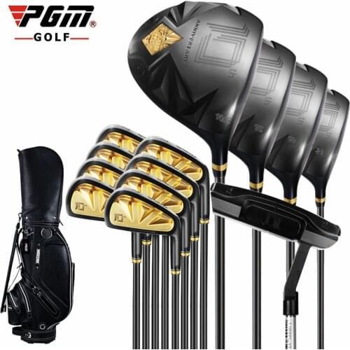 Pgm Brand Tenth Anniver Sary Golf Compiete Clubs Sets of Rods Mens Sets Bar GOLF Men Gold Sets Titanium Alloy Head Carbon Shaft