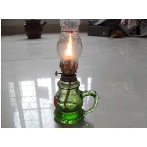 Nostalgic Old-style Kerosene Lamp Halloween Fire-water Oil lights Home Appliance Antique Decorative Horse-Lamp