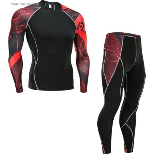 New Winter Thermal Underwear Pant+Clothing Men Quick Dry Warm Long Johns Set Male Warm Fitness Thermo Underwear Set