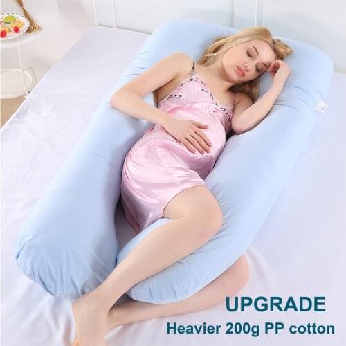 100% Pure Cotton Sleeping Support Pillow for Pregnant Women Hugging Full Body Maternity Pillow Side Sleeper Bedding Dropshipping