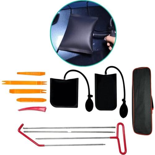 Professional Car Emergency 11-Piece Kit,with Long Reach Grabber Non-Marring