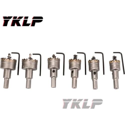 Hole Saw Carbide Tip Drill Bit Alloy Stainless Steel Cutter 18mm~32.5mm New 1/6Pc