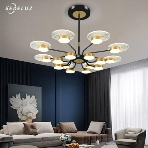 Modern Remote Chandelier For Living Room Home Lighting Nordic Bedroom Dining Table Pendant Lamp Ceiling Fixtures