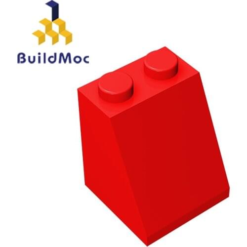 BuildMOC Compatible Assembles Particles 3678 Red 2x2 For Building Blocks Parts DIY LOGO Educational Creative gift Toys