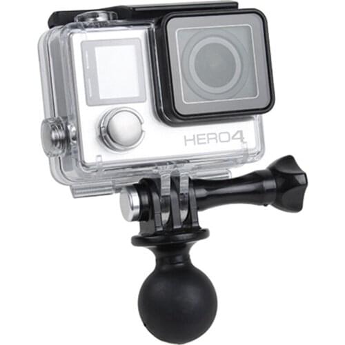 360 Degree Rotation Flexible Mount Tripod Ball Head Adapter For GoPro Hero 2 3 3+ 4 Action Camera Accessories Mini Base Holder