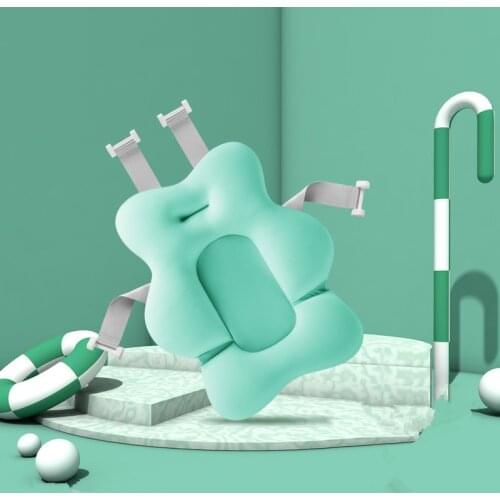 All Seasons Cloth Solid Baby Bath Pad Non-Slip Tubs Mat Childrens Safety Support Seat Kids Supplies