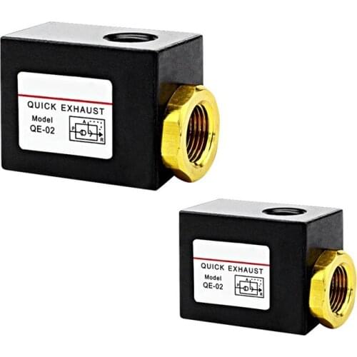 1 PC QE Series Quick Exhaust Valve QE-01/QE-02/QE-03/QE-04 Pneumatic Components for PU tube/quick connector