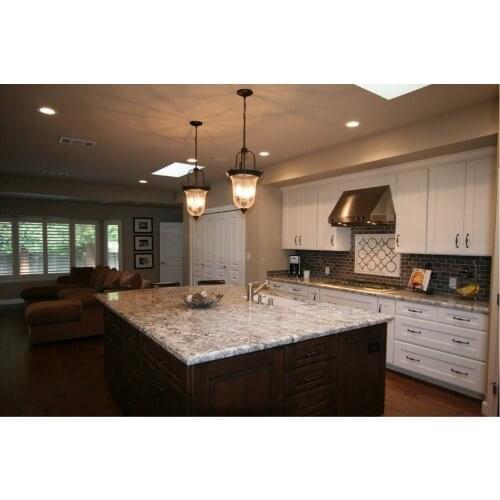 2017 solid wood kitchen cabinets with granite benchtop armadio da cucina wooden modular kitchen furnitures S1606054