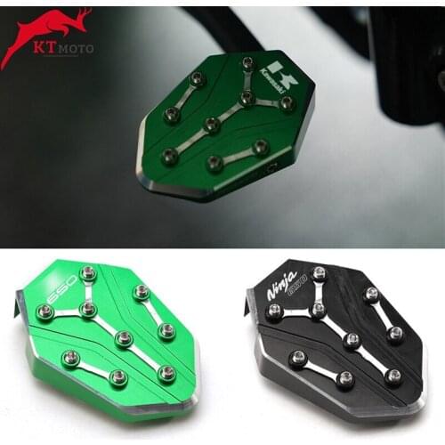 2020 With logo For KAWASAKI Z650 NINJA 650 2017-2020 Motorcycle Rear Foot Brake Lever Peg Pad Enlarge Extender Footrests Pedals