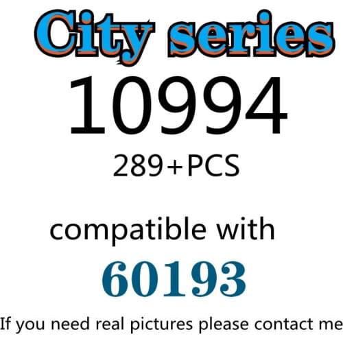 289PCS 10994 Building Block Toy City Series 60193 Assembled Building Block Childrens Toy Gifts