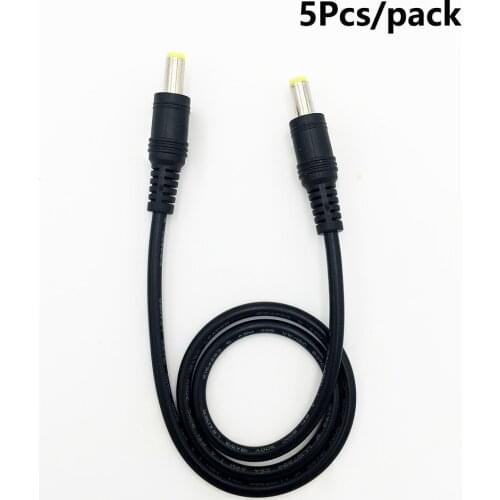 1 PCS DC 5.5 2.1 18AWG Male Power Cable Extensions Plug Electric Wire For Led Strip/ IP Camera/Supply/AC DC Adapter