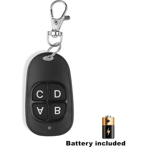 433MHz Universal Wireless Remote Control Clone 4 Keys Copy Cloning Garage Door Electric Controller Duplicator Key Car