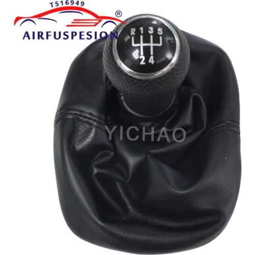 5 Speed Gear Shift Knob Gear Stick Boot Accessories For Volkswagen VW CADDY II 2 MK2 2004-2009 TOURAN 2003-2010