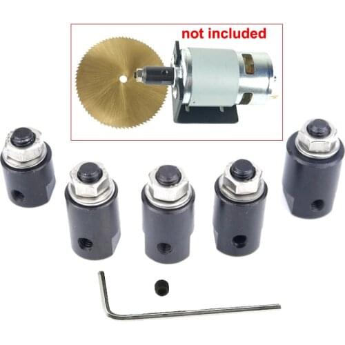 1pcs M6 Motor Shaft Adapter Saw Blade Coupling Joint Connector Chuck Coupler Sleeve Steel