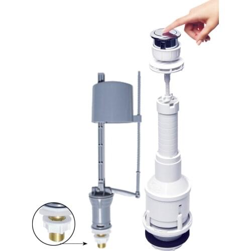 Arsimo Push-in Water Saving WC Pan Siphon Cistern Interior Set Ceramic