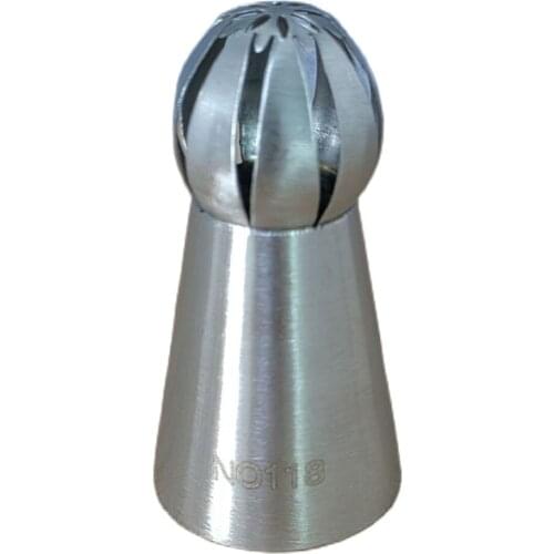 Free Shipping Stainless Steel 18/8 Closed Star Icing Tips Cake Decorating Piping Nozzle #NO118