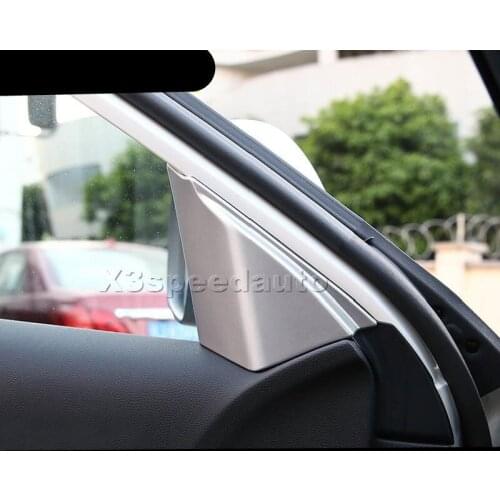Free Shipping Inner Front Door Triangle Cover Trim 2pcs For Renault Koleos 2017