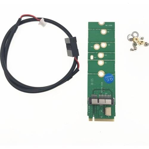 6+12 Pin Bluetooth Wifi Wireless Card BCM94360CS2 BCM94360CS2 BCM943602CS to NGFF M.2 KEY M PCI-E SSD Slot with bluetooth cable