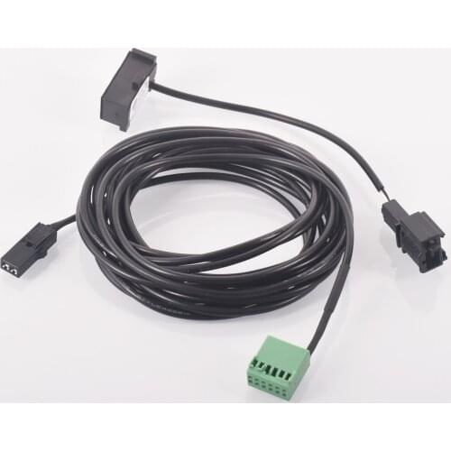 Bluetooth Wire Harness Cables + Microphone For VW RCD510 RNS510 RNS315 CD Player For Skoda Columbus For Seat MediaSystem