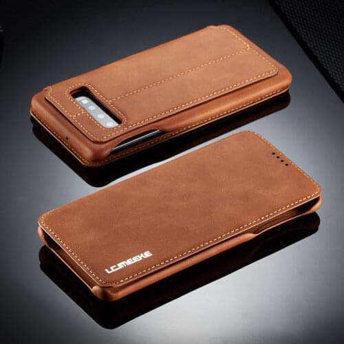 Popular Flip Magnetic Case For Samsung Galaxy S10/ S10 5G /S10 Plus / S10e Cover PU Leather Phone Bag Case