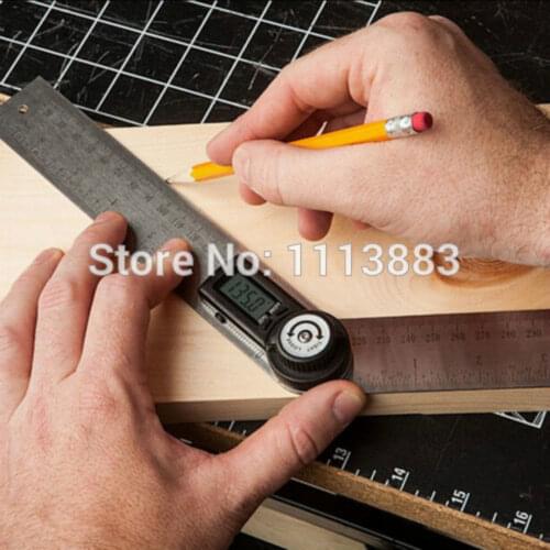 Digital Protractor Goniometer Ruler 2*300mm 360 Degrees Measurer Angle Finder Meter
