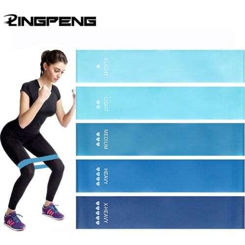 Yoga Resistance Band Rubber Training Yoga Band for Pilates Expander Fitness Gym Home Exercise Equipment Ring Belt